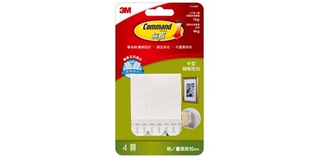無痕™ 中型相/畫框掛扣
