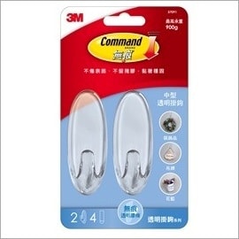 無痕中型透明掛鉤