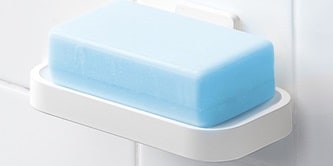 無痕極淨防水收納肥皂架
