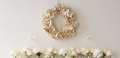 節慶花圈裝飾品