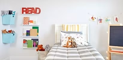 兒童房收納技巧
