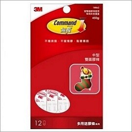 無痕™ 雙面中型膠條