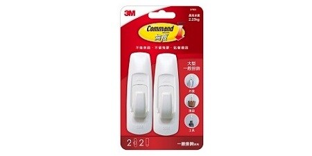 無痕™ 透明裝飾用掛鉤
